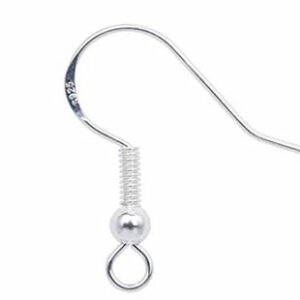 Crochet boucle d’oreilles argent 925 hypoallergénique