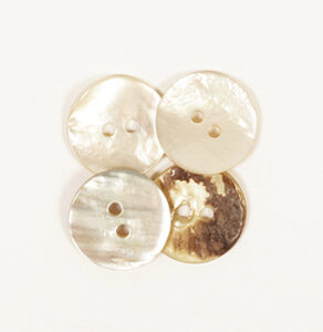 Bouton 15mm nacré couture crochet élégant
