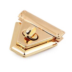 Fermoir triangle N°2 or pivot sac métal couture