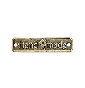 etiquette HandMade laiton couture tricot DIY durable