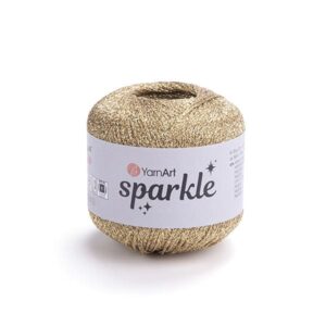 Pelote de Sparkle dorée en gros plan