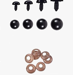 Yeux sécurisés amigurumi plusieurs tailles crochet DIY