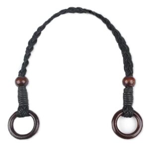 Anse Sac à Main Tressée – 50cm bois noire