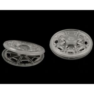 Attache pression transparent 21mm tricot crochet couture