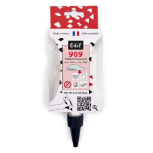 Colle 909 poche Odif textile définitive transparente