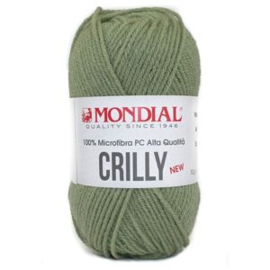 Pelote complète Crilly pistache fil uni facile à tricoter