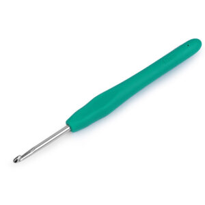 Crochet Easy Grip ergonomique vert aluminium confort