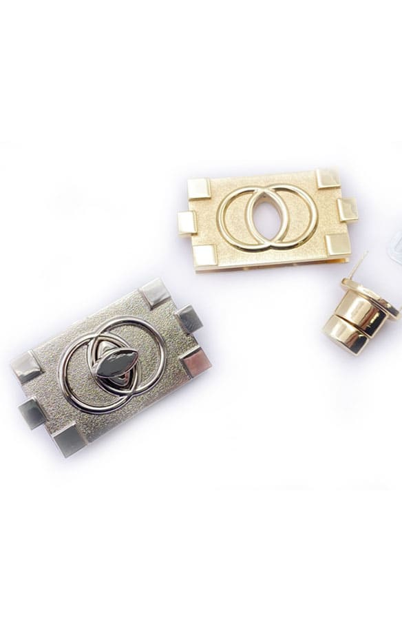 Fermoir sac haute couture luxe métal 5,5cm