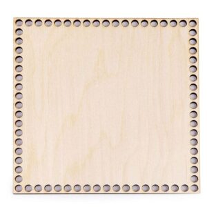 Fond bois – carré 16x16cm trous DIY déco