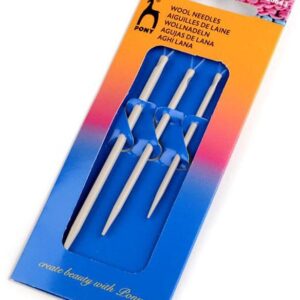 Aiguilles à laine Pony 3 pièces au premier plan