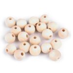 Perle Bois Naturel 16mm