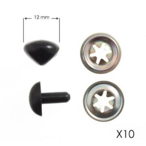 Nez sécurisés Chat / Chien 12mm peluche DIY
