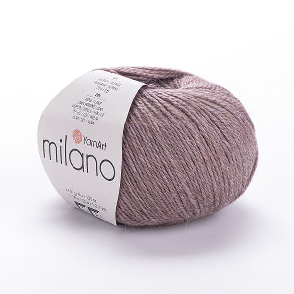 Milano amethyste fil tricot crochet 4 en pelote entière