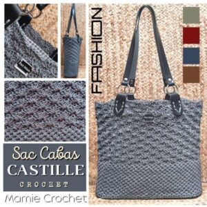 Kit Sac Castille complet avec pelotes macramé