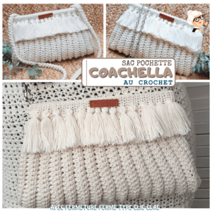 Kit Sac COACHELLA complet avec fermoir clic clac