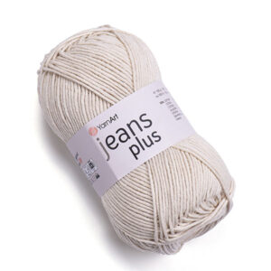Pelote douce Jeans Plus ivoire au centre de l’image