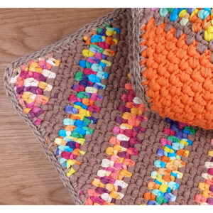 Kit Tapis Ribbon complet DIY crochet déco
