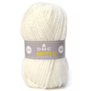 Pelote Knitty 10 acrylique ecru