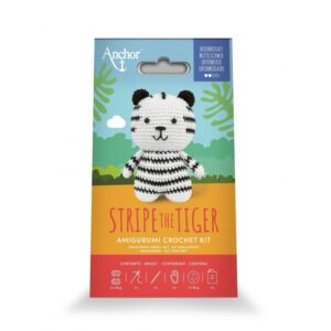 Kit Crochet Amigurumi Stripe le Tigre complet