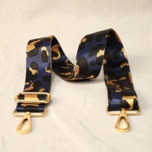 sangle pour sac motif blue army