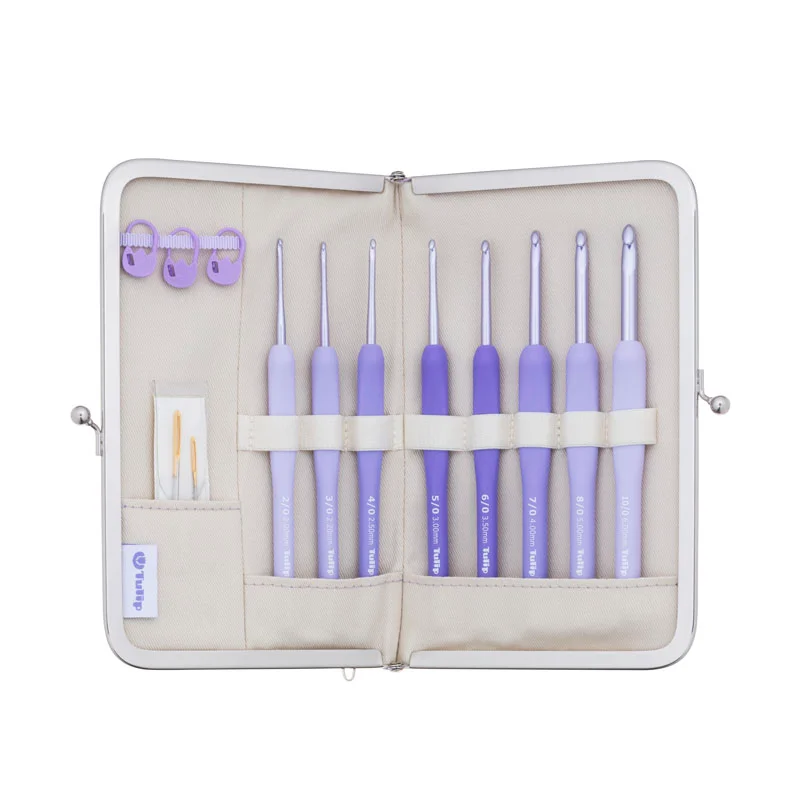 Kit Crochet Tulip Murasaki Violet ouvert