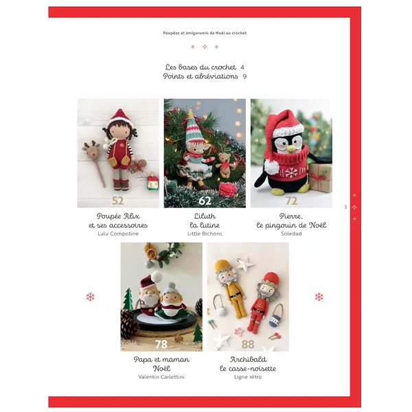 Poupées Et Amigurumis De Noël décorations fait main