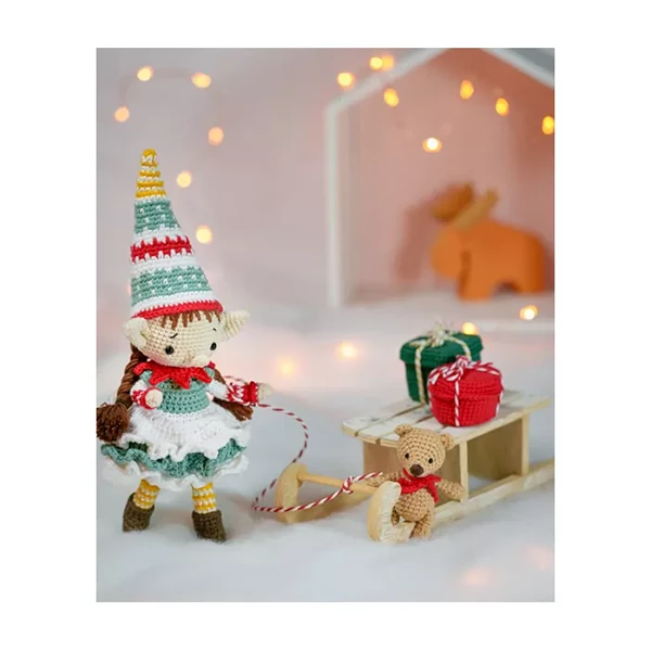 Livre Poupées Et Amigurumis De Noël créations crochet