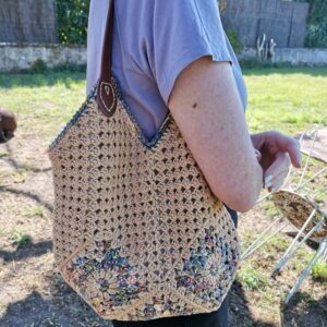Kit Sac Granny Tropical crochet DIY facile tendance