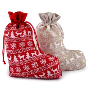 Chaussette de Noël décoration sapin cadeau DIY