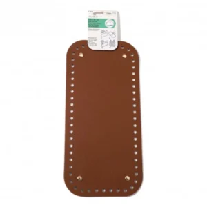 Fond de Sac 12x25 camel support solide sac crochet